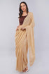 Vasthrlay Womens Beige Cotton Ready To Wear Saree