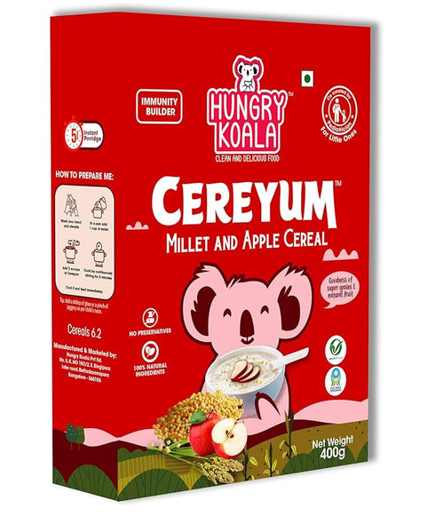 HUNGRY KOALA Millet & Apple Cereal