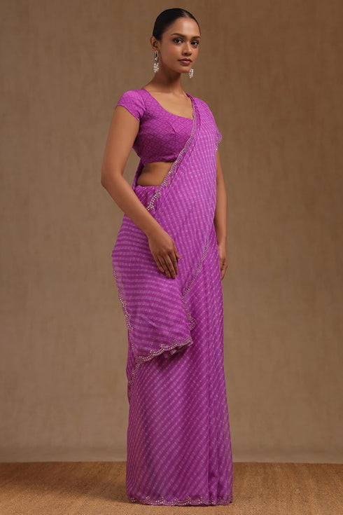 Vasthrlay Georgette Leheriya Sequins