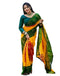 Vasthrlay Georgette Printed Unstitched Yellow Saree
