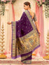 Vasthrlay Paithani Weaving Green Saree