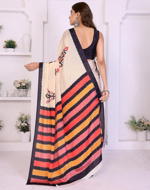 Vasthrlay Abstract Pattern Printed Az Ys Pratika Ethnic Wear