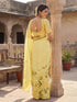 Vasthrlay Chanderi Printed Coffee Saree