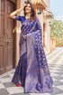 Vasthrlay Banarasi Designer Unstitched Saree