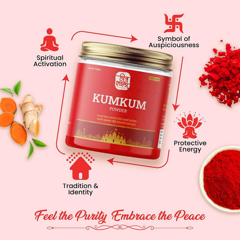 CHITRASHILA® 100% Herbal Original Pure Kumkum Powder