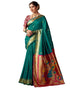 Vasthrlay Womens Paithani Unstitched Pink Saree