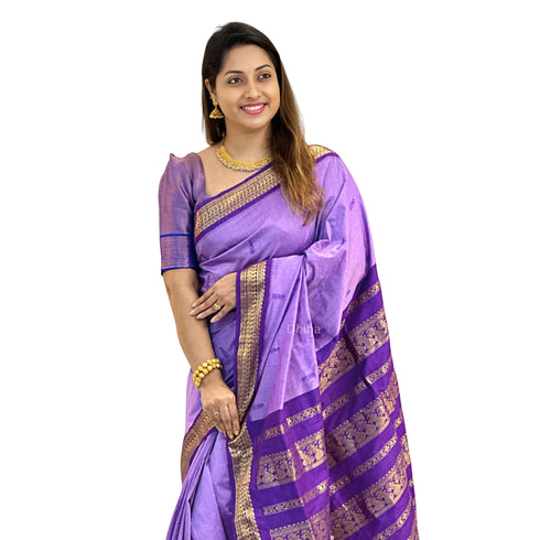 Vasthrlay Kanjivaram Tassels Saree
