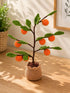 Handmade Crochet Orange Trees