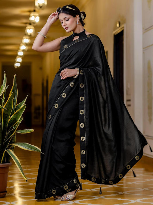 Vasthrlay Blouse Maroon Saree