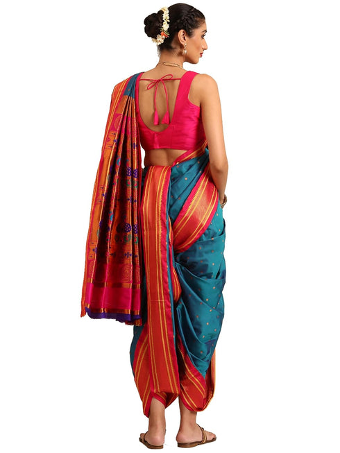Vasthrlay Paithani Rama Saree