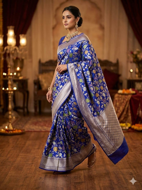 Vasthrlay Meenakari Banarasi Multicolour