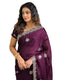 Vasthrlay Georgette Embroidery Dusty Saree