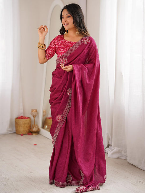 Vasthrlay Vichitra Unstitched Designer Mt Ethnic Wear