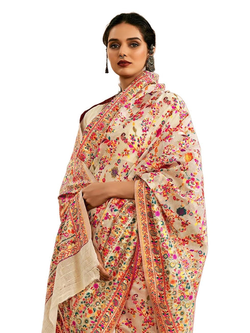Vasthrlay Paithani Unstitched Elegant Traditional Saree