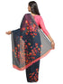 Vasthrlay Floral Unstitched Yellow Ethnic Wear