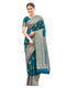 Vasthrlay Banarasi Weaving Mint Saree