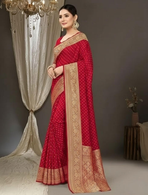 Vasthrlay Traditional Unstitched Saree