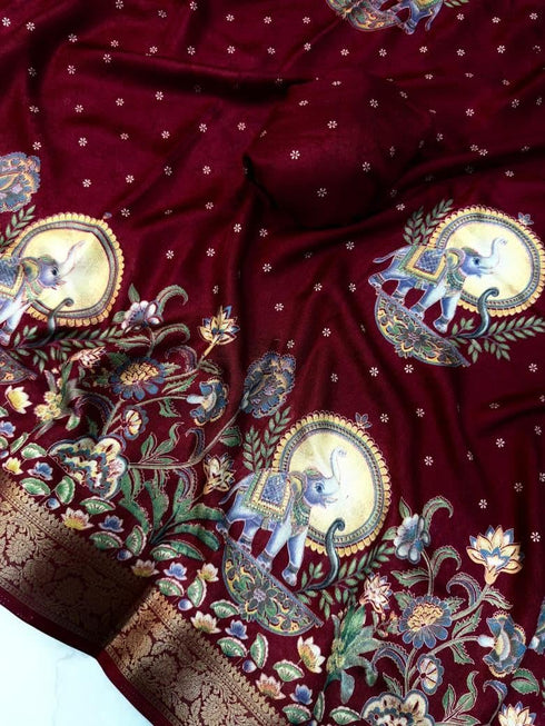 Vasthrlay Cotton Printed Designer Unstitched