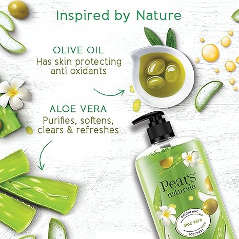Pears Naturale Detoxifying Aloevera Bodywash