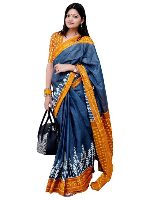 Vasthrlay Charcoal Printed Unstitched Smc Ethnic Wear