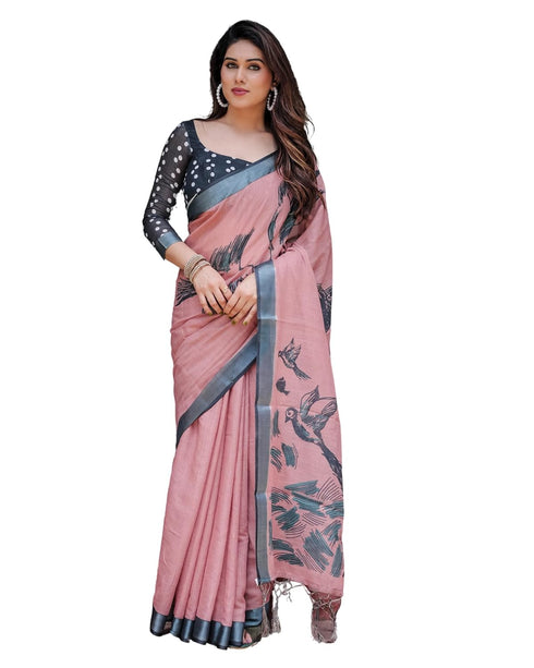 Vasthrlay Tasselled Elephant Saree