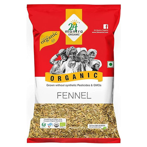 24 Mantra Organic Fennel Seeds