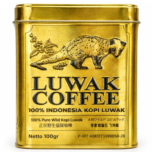 Worcas Luwak Coffee Premium Wild Kopi Luwak (Golden) Ground Coffee