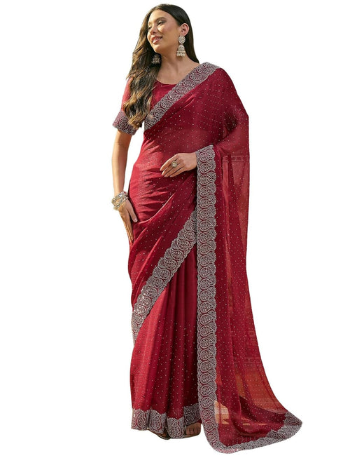 Vasthrlay Blouse Olive Saree