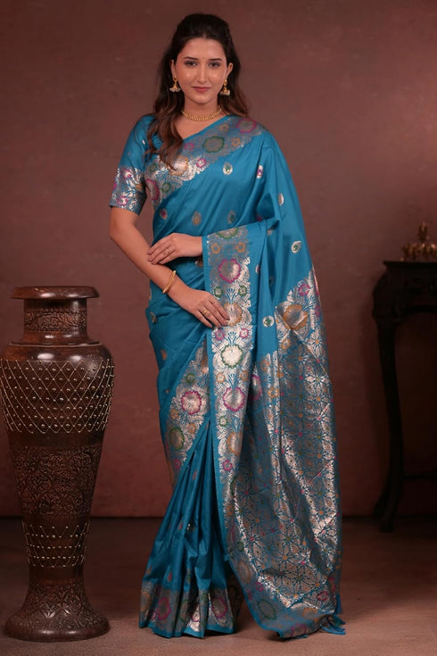 Vasthrlay Kanjivaram Unstitched Blouse Ethnic Wear