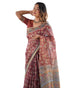 Vasthrlay Handloom Beige Blue Traditional Saree