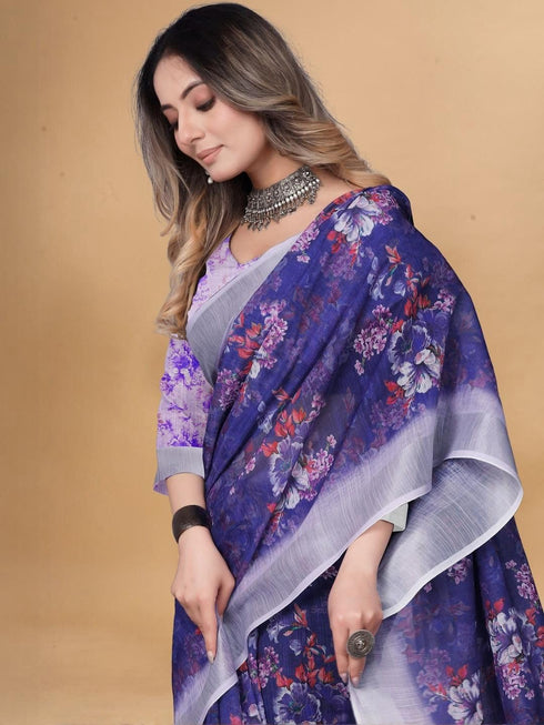 Vasthrlay Banarasi Traditional Unstitched Saree