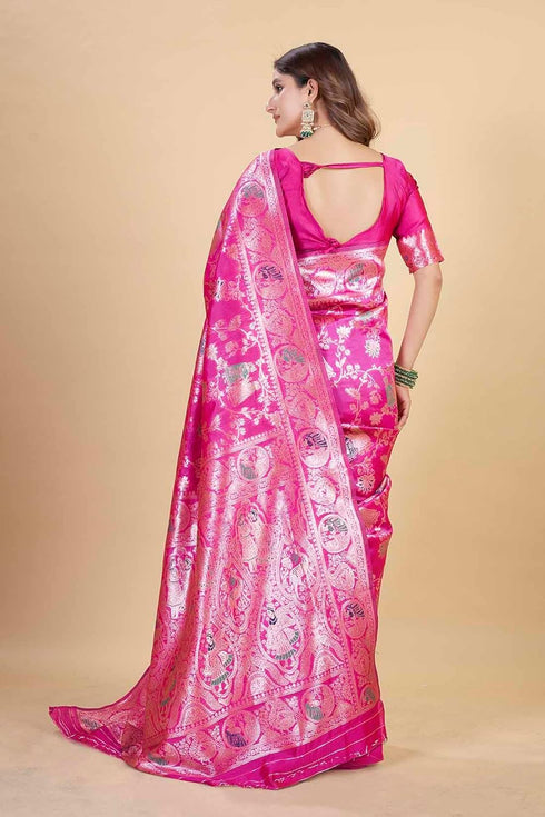 Vsathrlay Kanjivaram Banarasi Festival Wedding Ethnic Wear