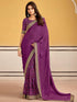 Vasthrlay Georgette Embroidered Unstitched Designer Ethnic Wear
