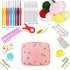 Crochet Set Knitting Needle Kit 107 Pcs Starter Kit for Beginners, Ergonomic, Crochet
