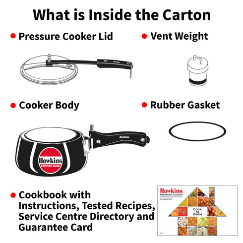 Hawkins Contura Black Pressure Cooker
