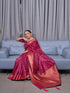 Vasthrlay Banarasi Traditional Unstitched Saree