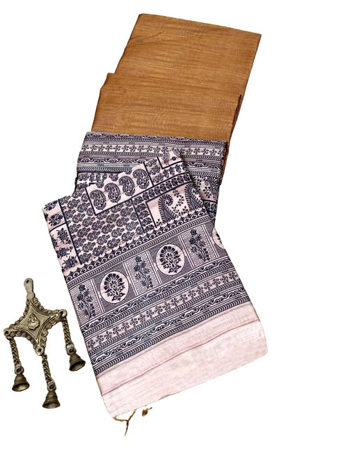Vasthrlay Tussar Traditional Kalamkari