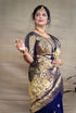 Vasthrlay Banarasi Unstitched Saree