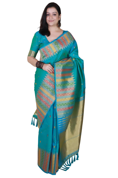 Vasthrlay Kanjivaram Handloom Kashmiri Ethnic Wear