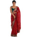 Vasthrlay Georgette Embroidery Unstitched Pink Saree