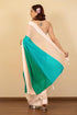 Vasthrlay Fashion Georgette Geometric Green Ethnic Wear