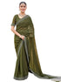 Vasthrlay Georgette Dark Saree