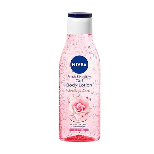 Nivea Fresh And Healthy Rose Water Gel Body Lotion