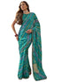 Vasthrlay Chiffon Bandhani Unstitched Purple Saree