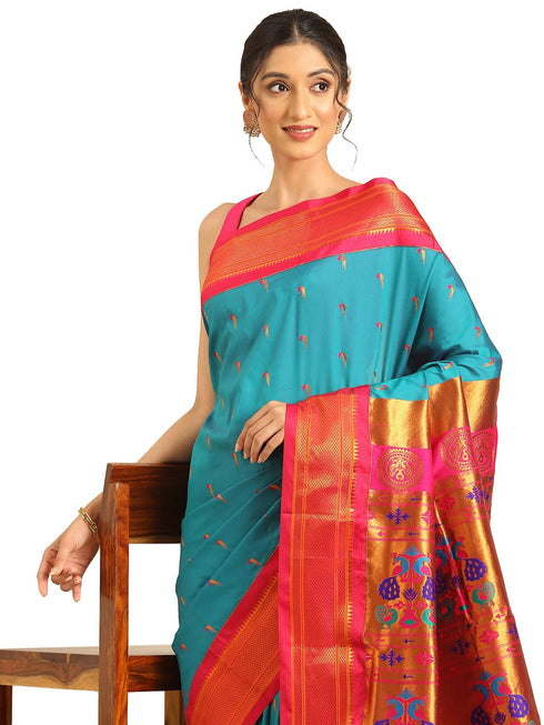 Vasthrlay Paithani Bottle Saree