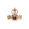 Tirupati Ring Balaji Stone Idol || God/Bhagwan Murthi || for Car Dashboard, Home, Office (7.5 CM, Gold)