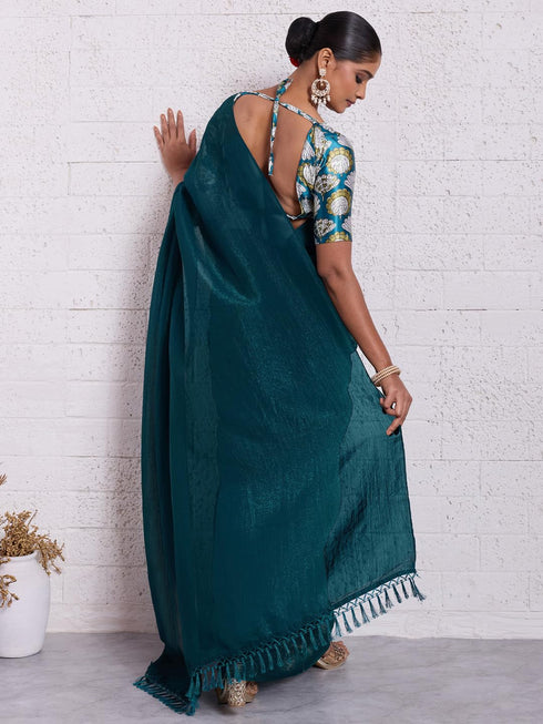 Vasthrlay Unstitched Tassels Latkans Sum Ethnic Wear