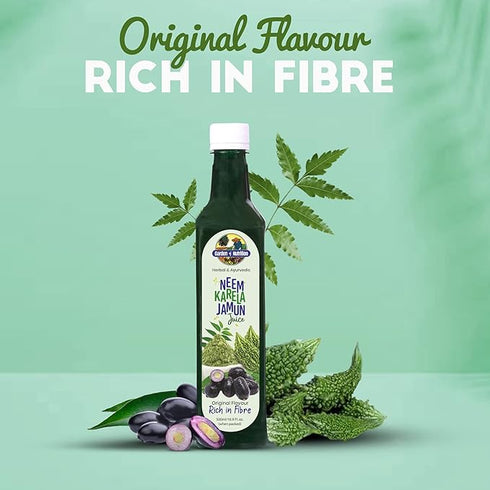GARDEN OF NUTRITION Neem Karela Jamun Juice
