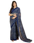 Vasthrlay Georgette Embroidery Unstitched Yellow Saree