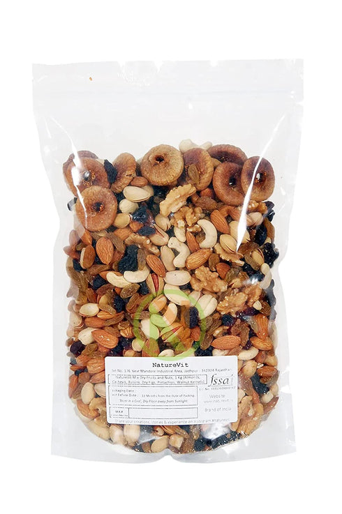 NatureVit Mix Dry Fruits & Nuts Premium Healthy Snack Blend
